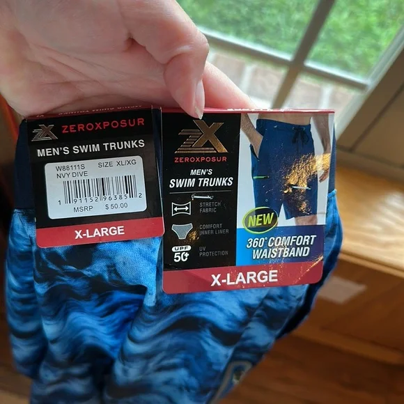 NWT ZeroXposur Men’s Swim Trunks - Picture 7 of 8